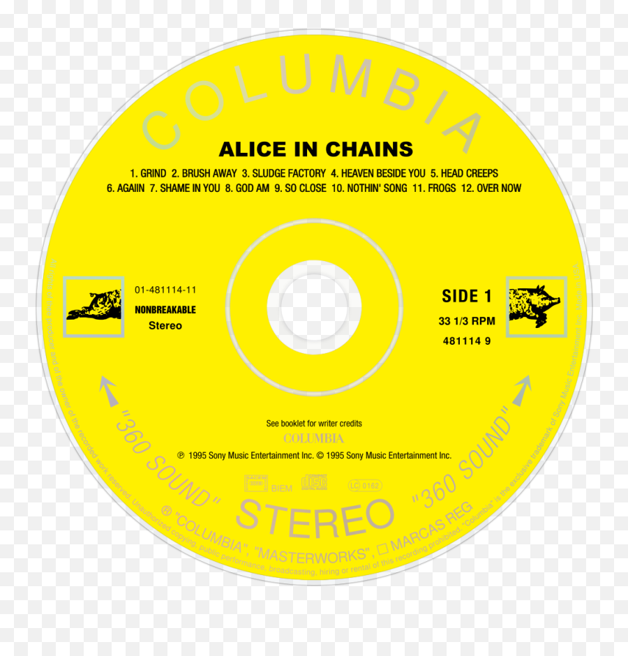 Alice In Chains Album - Optical Disc Emoji,Alice In Chains Logo