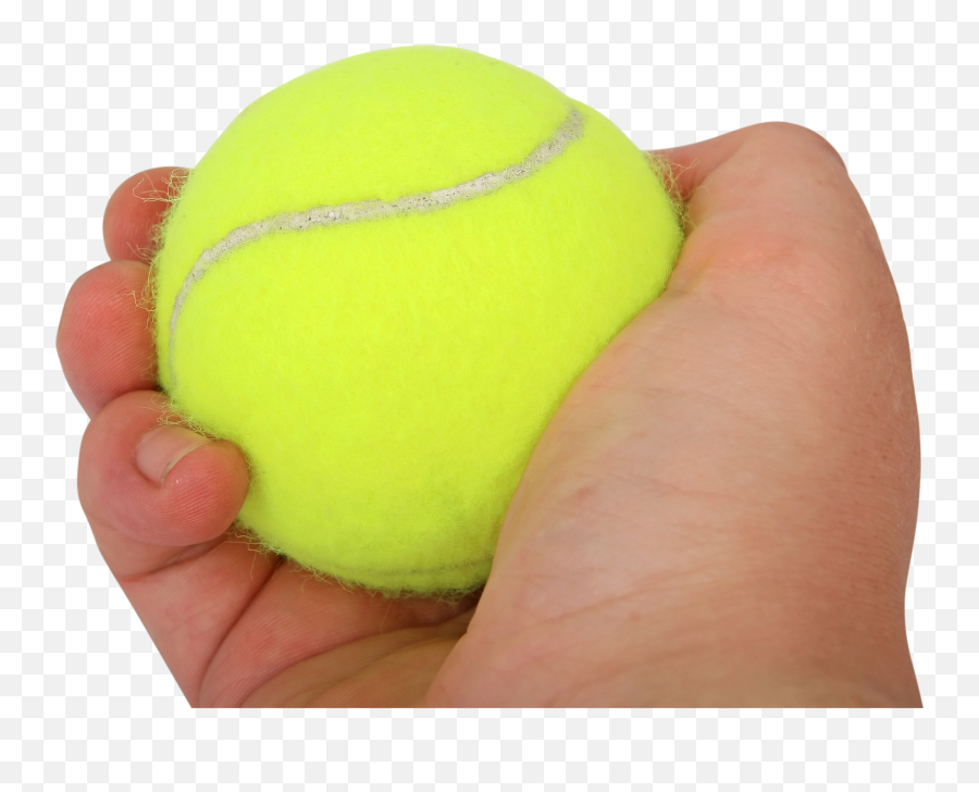 Tennis Ball In Hand Png Image - Hand Holding A Tennis Ball Png Emoji,Tennis Ball Png