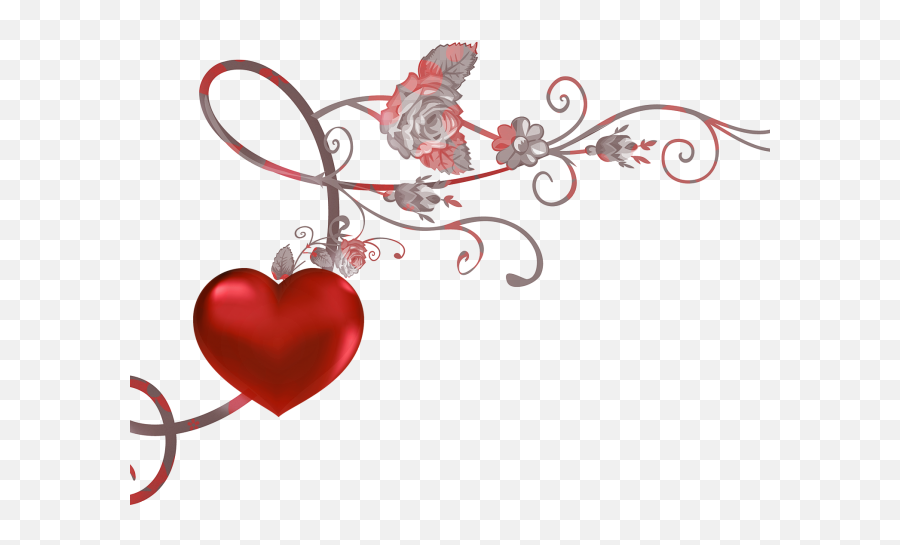 Decoration Clipart Heart - Png Heart Decorate Transparent Clipart Saint Valentin Emoji,Heart Clipart Transparent