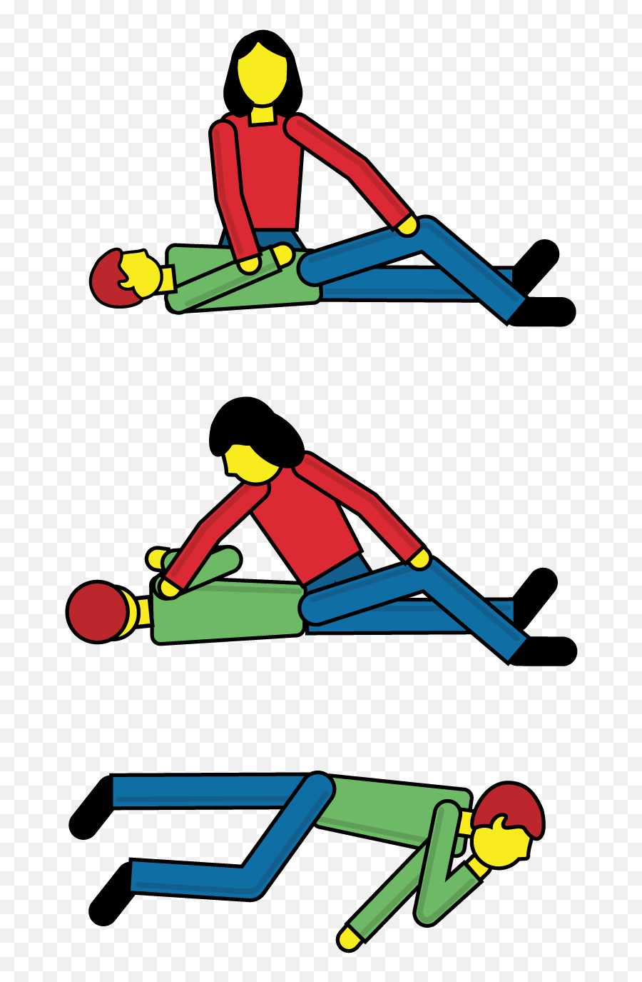 First Aid Recovery Position Steps - The Y Guide Stretches Emoji,First Aid Clipart