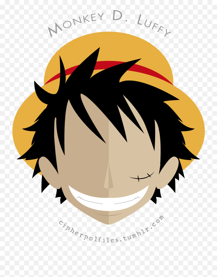 Download Hd Straw Hat Luffy Transparent Png Image - Nicepngcom Transparent One Piece Icon Emoji,Luffy Png