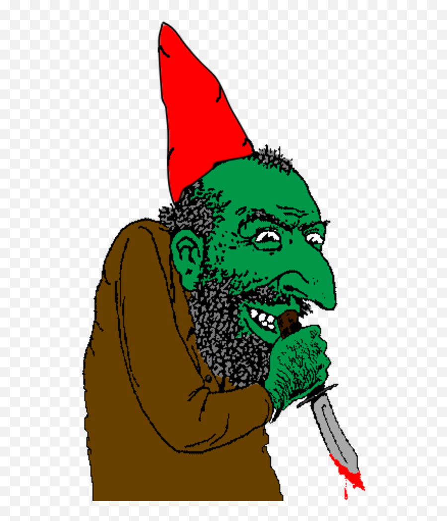 Original - Conniving Jew Emoji,Gnome Meme Png