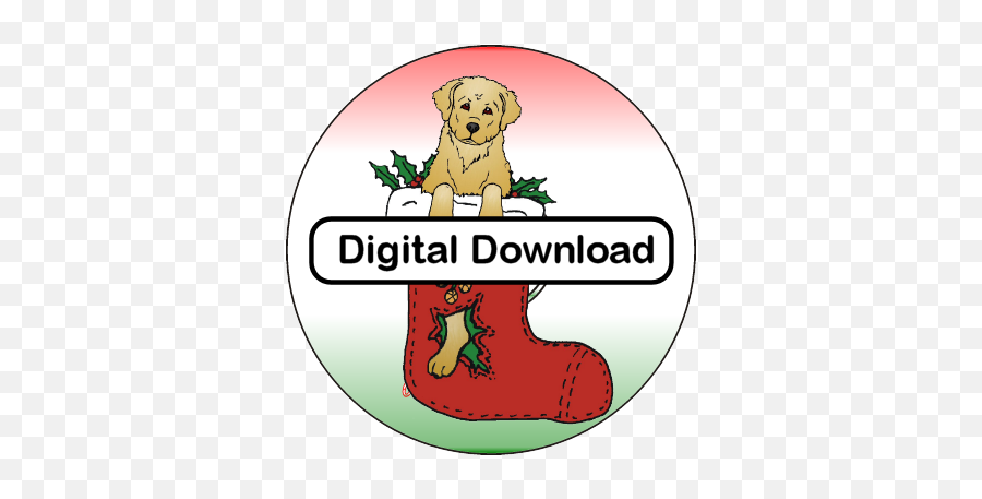 Golden Retriever Christmas Clip Art Emoji,Golden Retriever Clipart