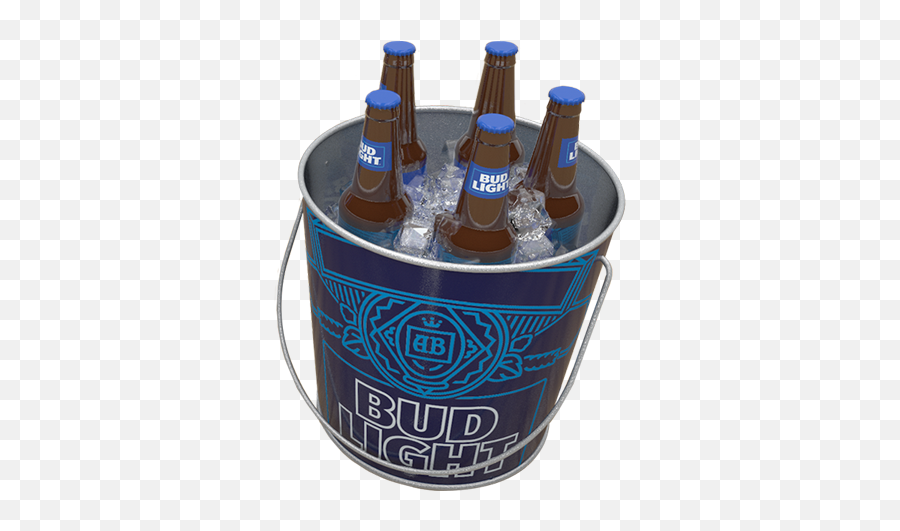 Personalized Bud Light Glass Shop Beer Gear - Bud Light Bucket Emoji,Bud Light Logo
