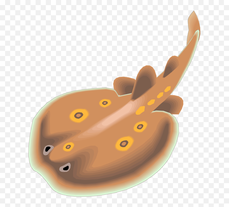 Free Stingray Clipart - Aquatic Animal Emoji,Stingray Clipart