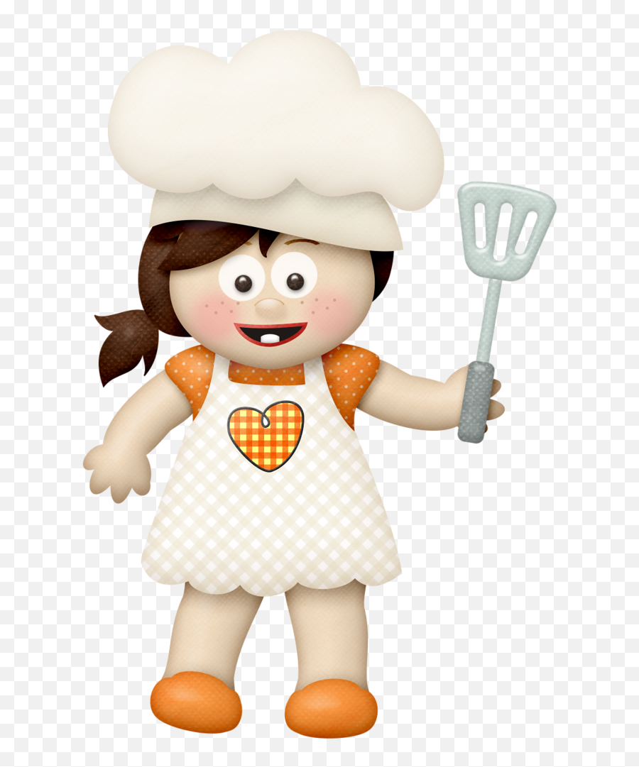 Cute Girl Chef Clipart - Chef Para Imprimir Emoji,Chef Clipart