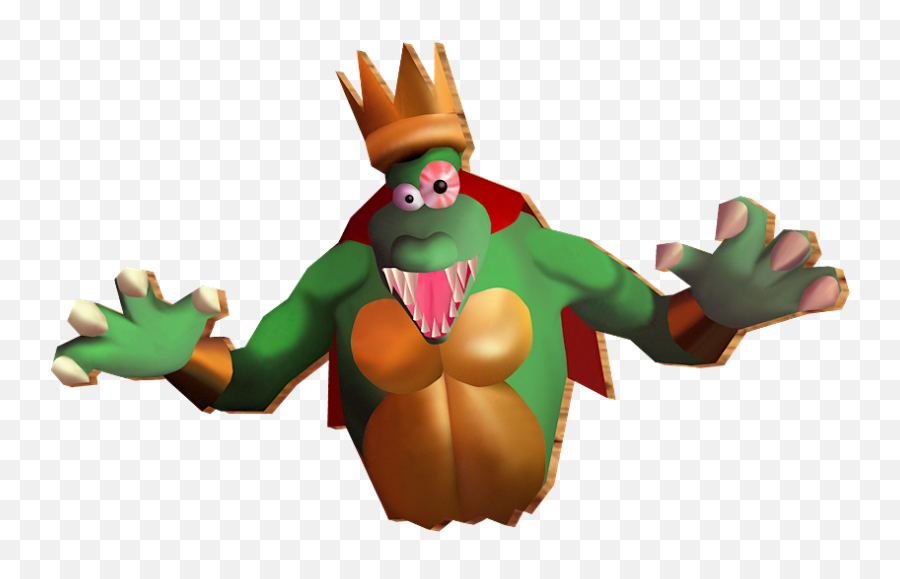 King Kut Out - Donkey Kong 64 King K Rool Emoji,King K Rool Png
