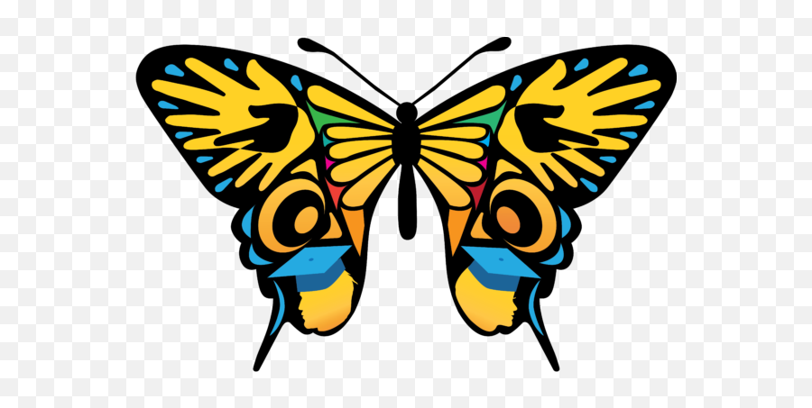 Stdc Logo - Cerritos College Butterfly Iacac Butterfly Undocumented Emoji,Moth Logo