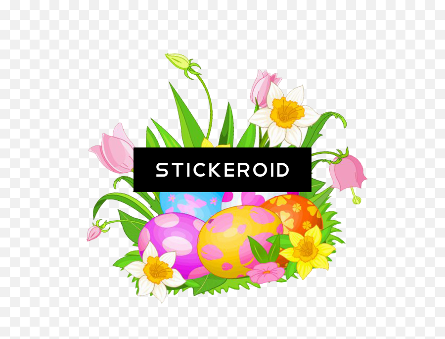 Easter Flower Emoji,Easter Flowers Clipart