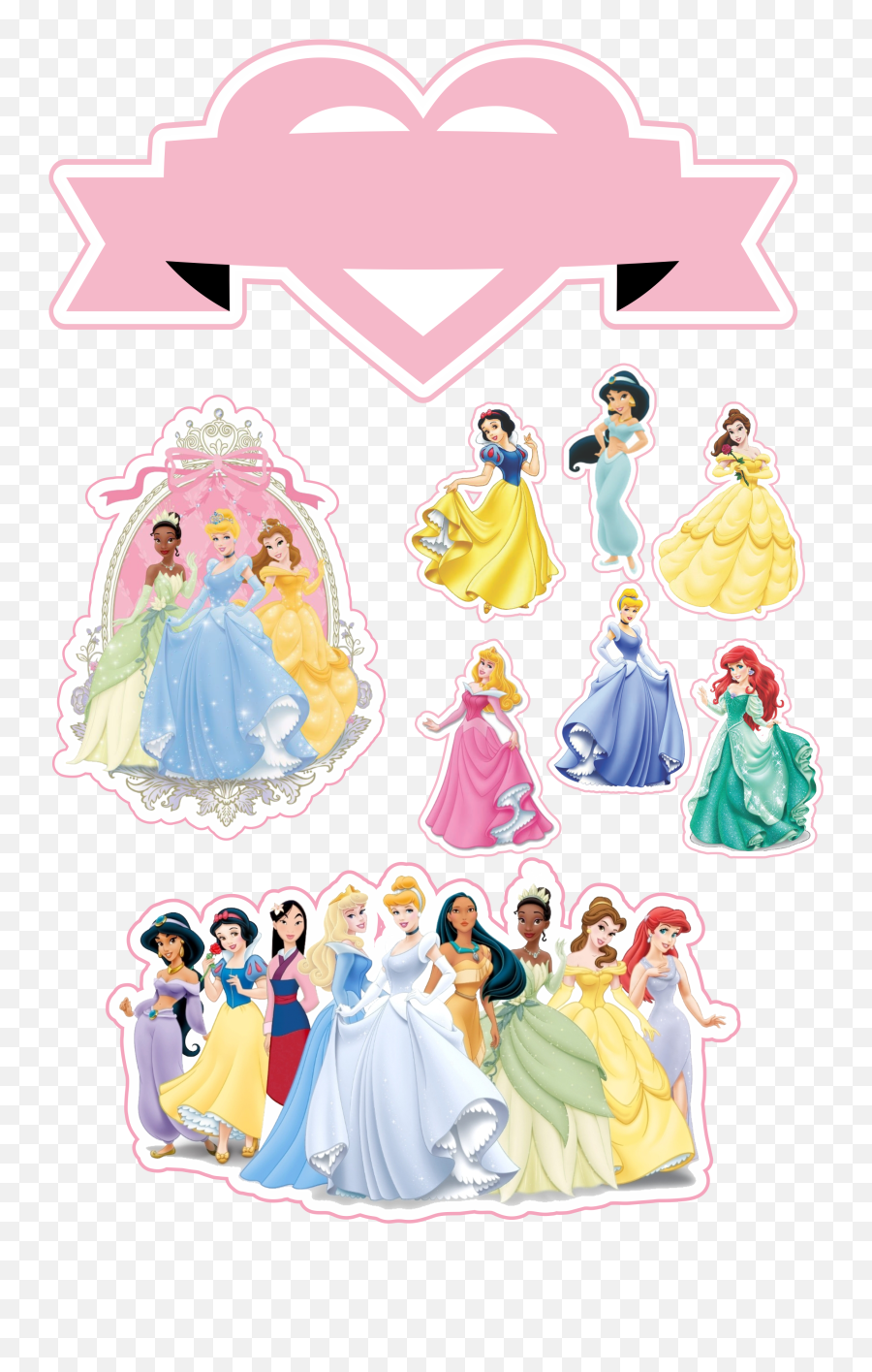 Topper Disney Princess Png Emoji,Disney Princesses Png