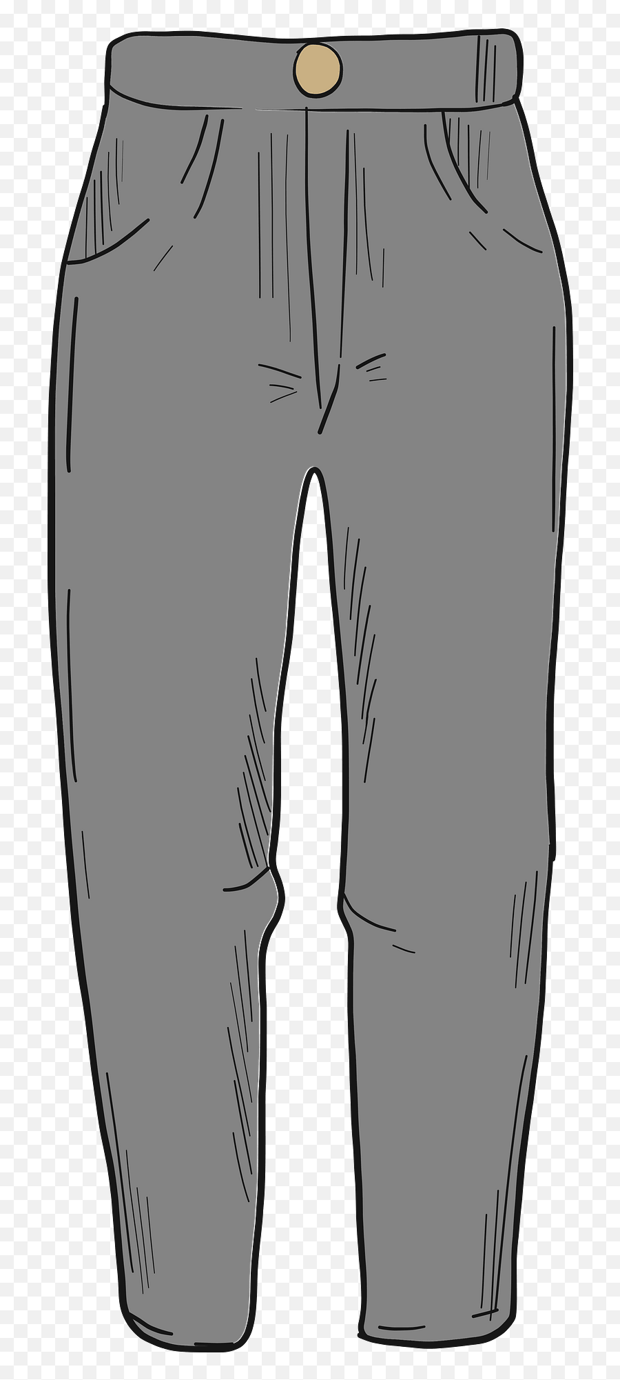 Pants Clipart - Solid Emoji,Pants Clipart