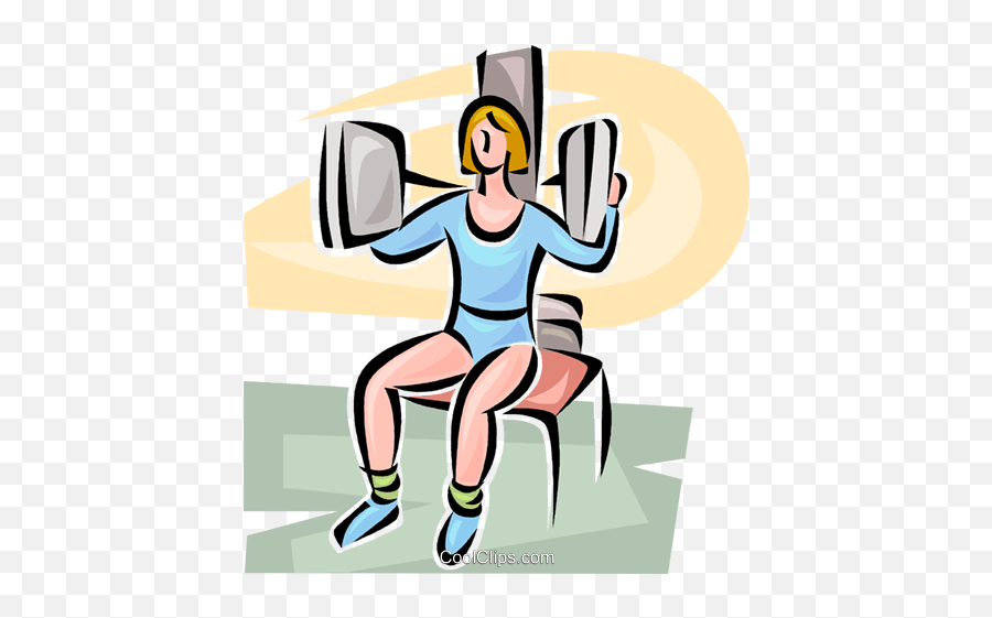Woman Working Out Royalty Free Vector Clip Art Illustration Emoji,Fitness Clipart Free