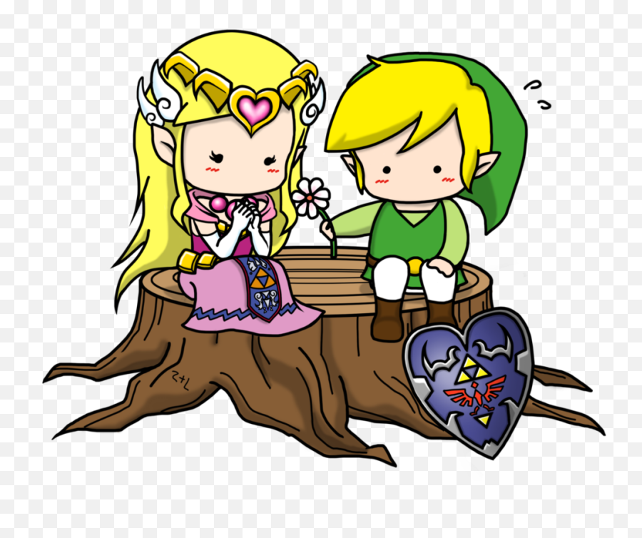 Zelda Png - Link E Zelda Png Emoji,Link Png