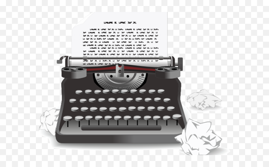 Typewriter Clip Art At Clker - Typewriter Png Emoji,Typewriter Clipart