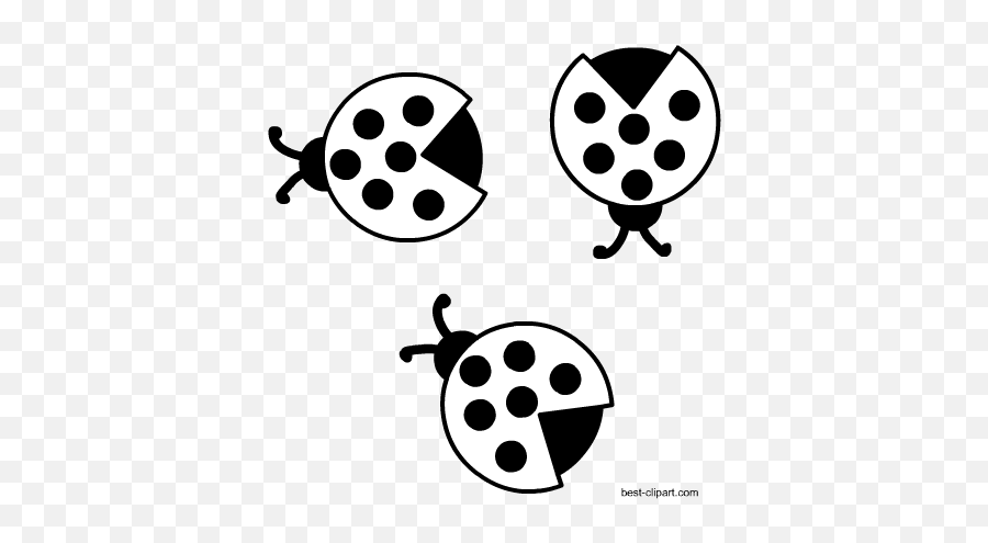 Free Ladybug Or Ladybird Clip Ar - Ladybug Clipart Black And White Lady Bug Emoji,Ladybug Clipart
