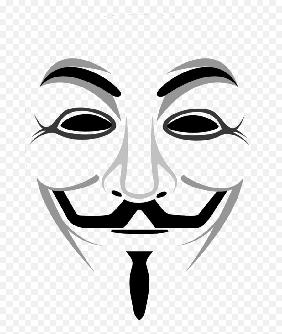 Roblox Face Png - Anonymous Mask Free Png Image Guy Fawkes Mask Png Emoji,Roblox Face Transparent