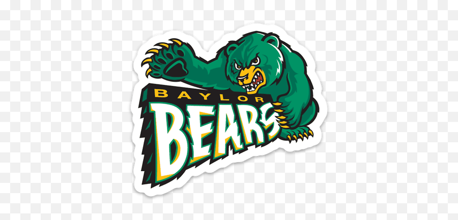Logo Type Bear Mascot Die - Baylor Bears Emoji,Bear Mascot Logo
