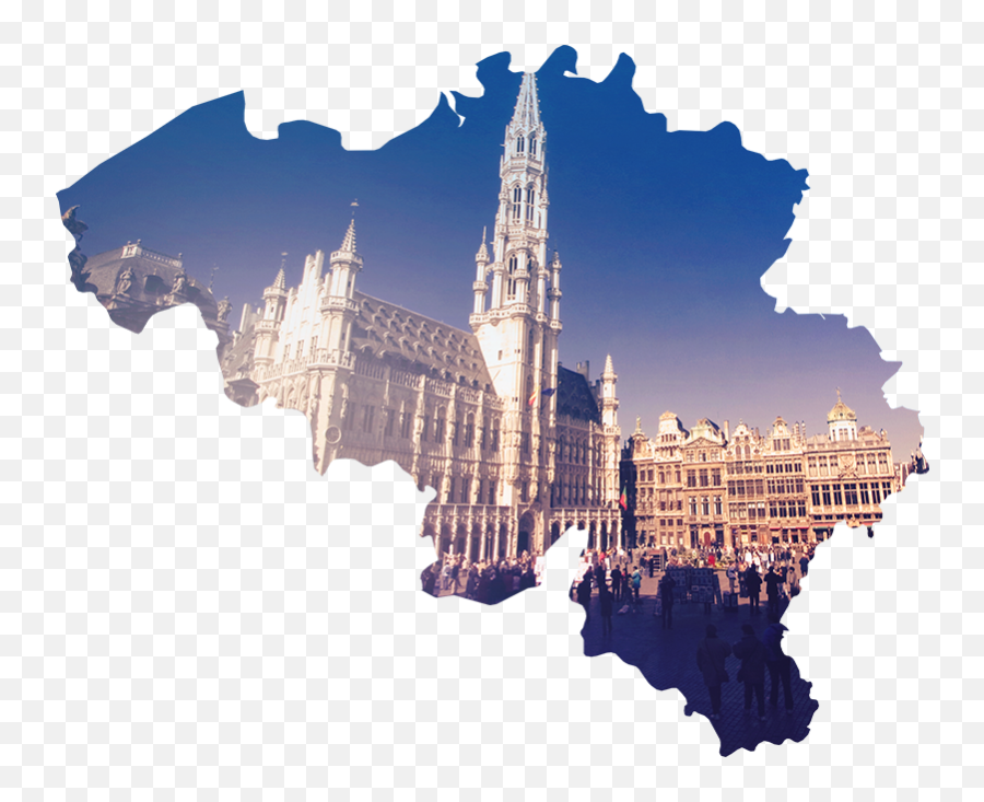 Download Cross Border E Commerce In Belgium - Grand Place Grand Place Emoji,Gothic Border Png