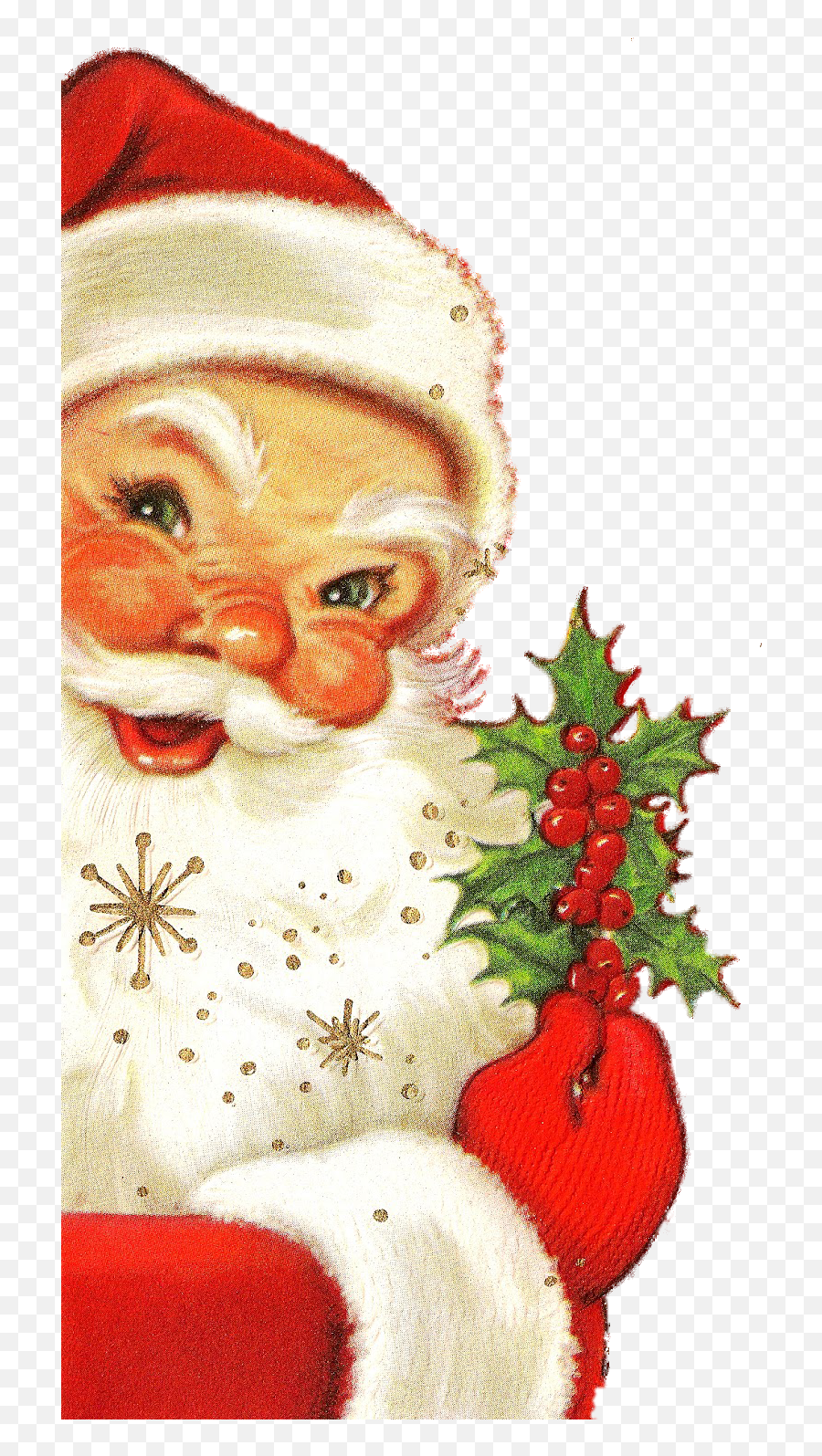 Download Free Vintage Christmas Png Png - Transparent Vintage Santa Clipart Emoji,Vintage Christmas Clipart