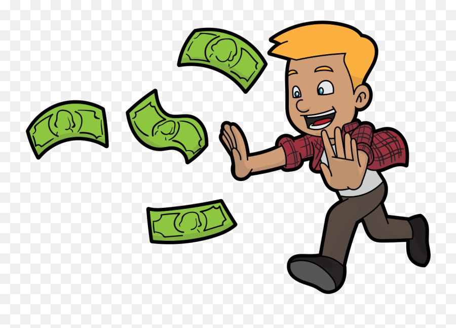 Money Cartoon Png - Cartoon Chasing Money Emoji,Cartoon Money Png