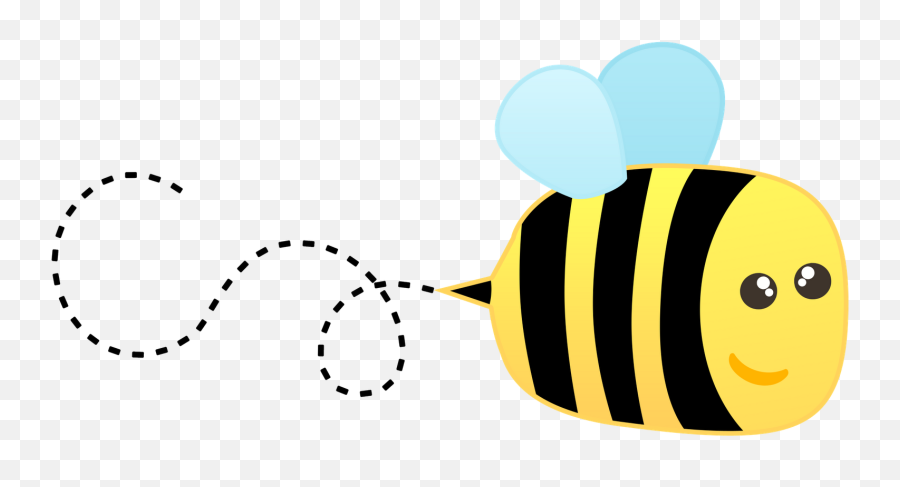 Bumble Bee Clip Art Free Vector In Open - Flying Bee Cartoon Transparent Emoji,Bee Clipart