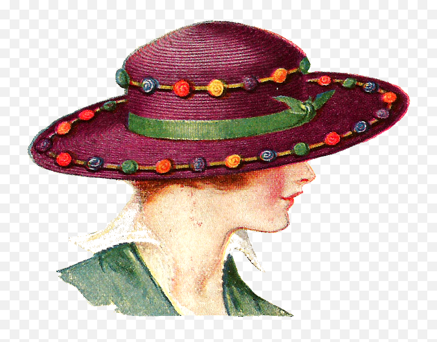 Cliparts Of Fashion Hats Clipart - Clipart Suggest Emoji,Link Hat Png