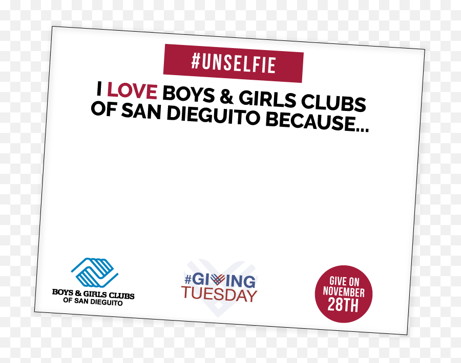 Boys U0026 Girls Clubs Of San Dieguito Giving Tuesday Emoji,Giving Tuesday 2017 Logo