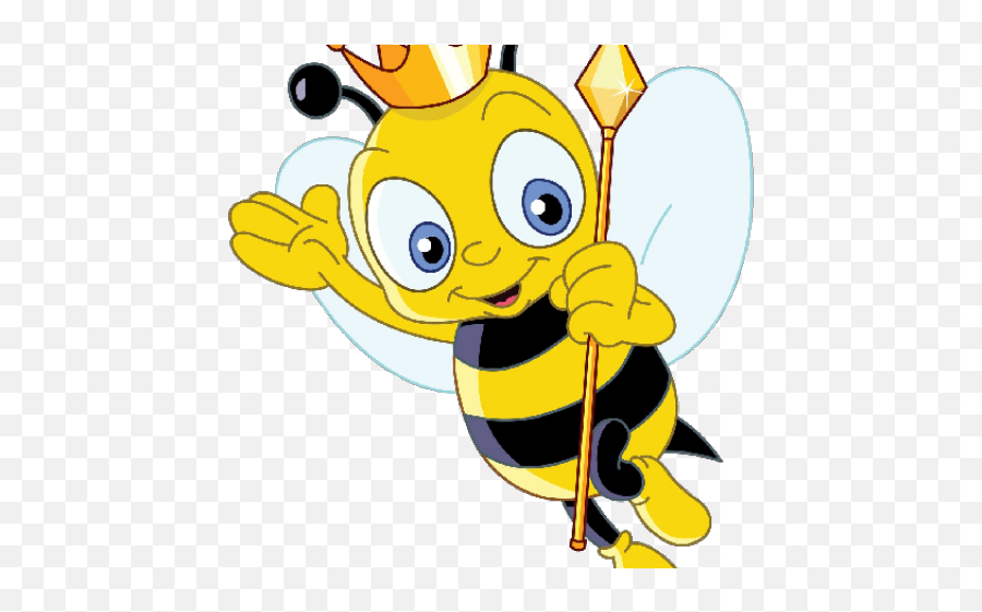 Bees Clipart King - King Bee Png Emoji,Bees Clipart