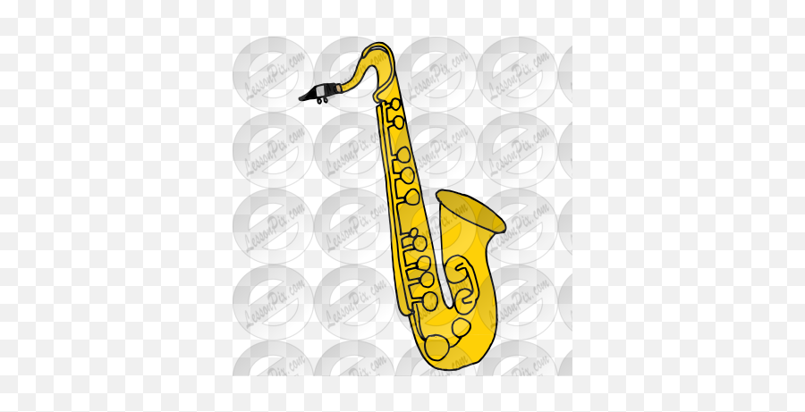 Classroom Therapy Use - Saxophonist Emoji,Saxophone Clipart