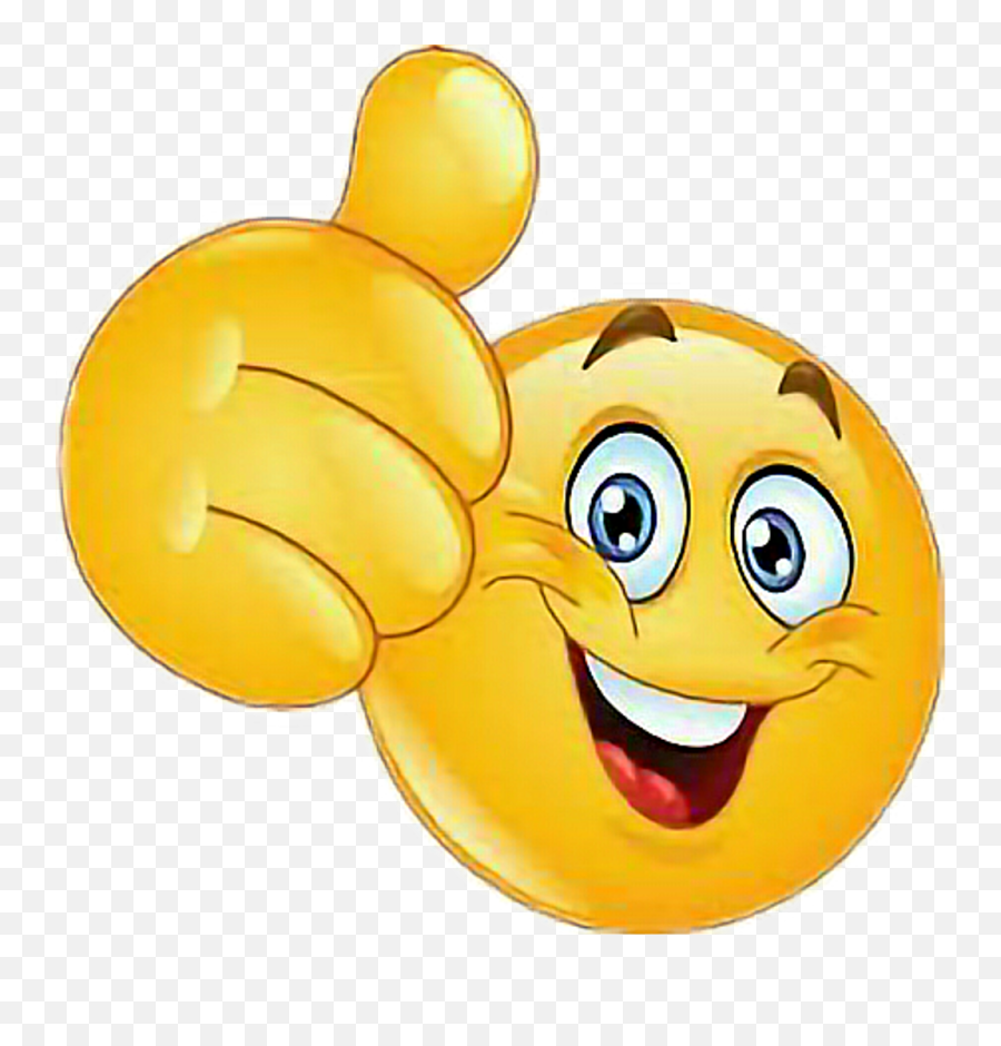 Smiley Face Thumbs Up Transparent Png - Animated Smiley Face Emoji,Thumbs Up Transparent