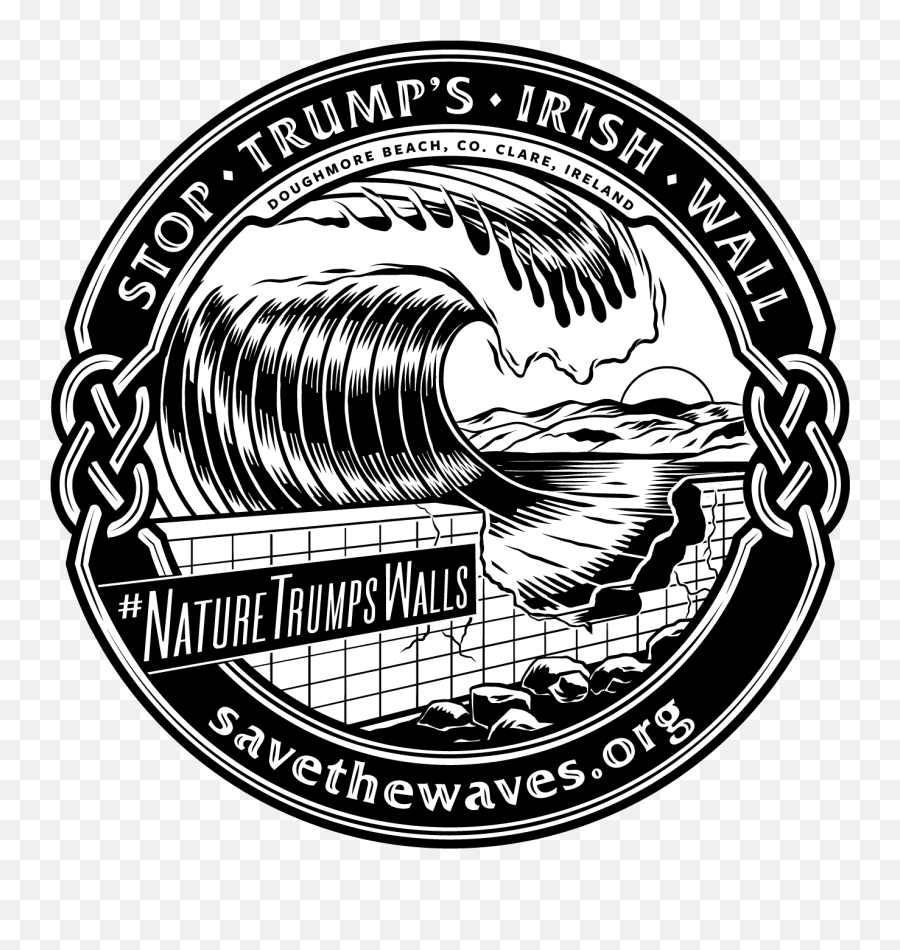Save The Waves Holds Ground Against Trumpu0027s Proposed Irish - Malecón Logo Emoji,Trump Logo