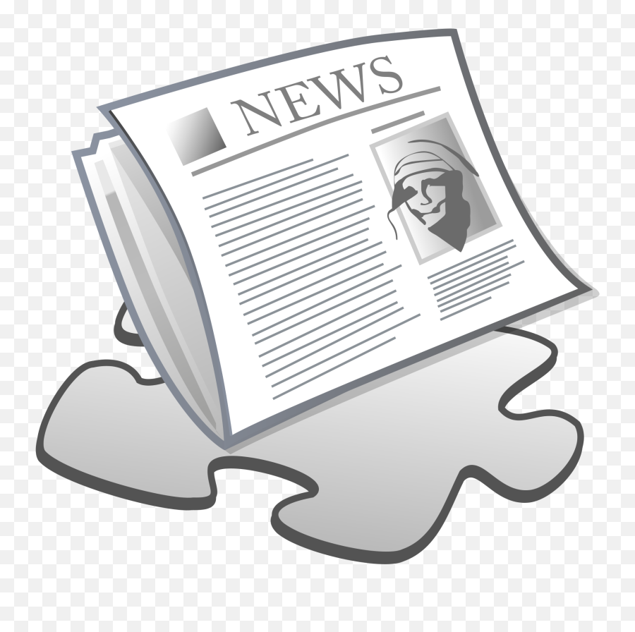News Clipart News Paper News News Paper Transparent Free - Newspaper Cartoon Images Png Emoji,News Clipart