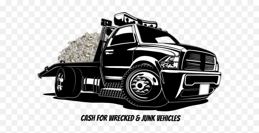 Download You Can Even Get Cash In Exchange For Your Trash - Tow Truck Clipart Emoji,Pickup Truck Clipart