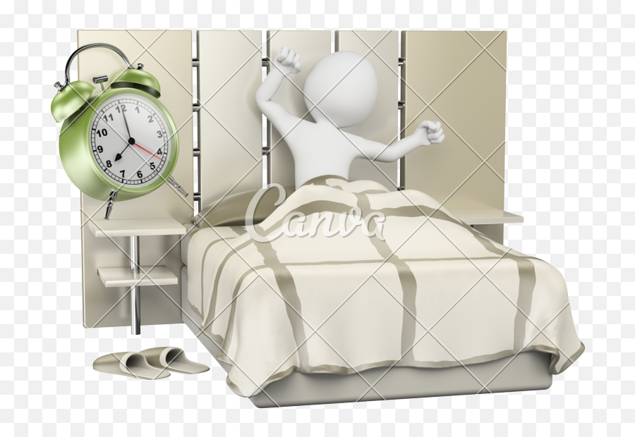 Morning Clipart Morning Clock Morning Morning Clock - 3d White People Wake Up Emoji,Waking Up Clipart