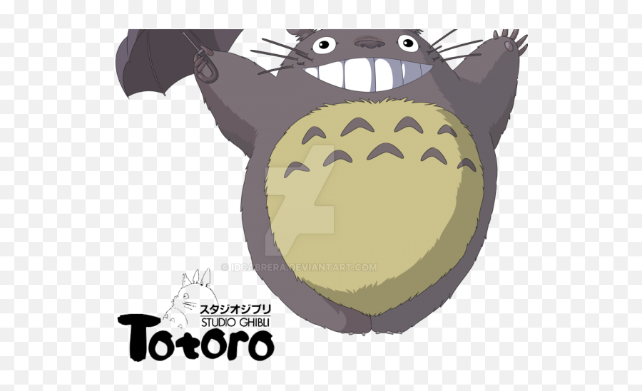Smile Clipart Totoro - Studio Ghibli Emoji,Smile Clipart