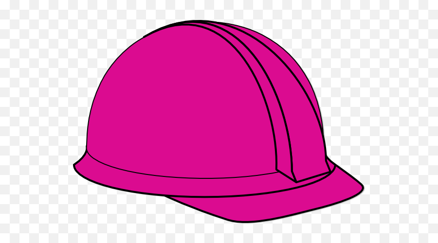 Download Hd Image Library Library Pink Hard Clip Art At - Pink Construction Hat Clip Art Emoji,Construction Clipart