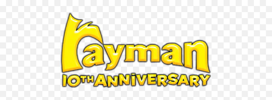 Logo For Rayman 10th Anniversary Emoji,10th Anniversary Logo