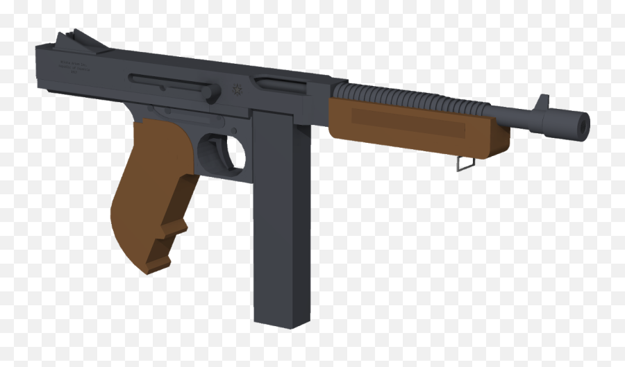 Tommy Gun Thompson M1a1 - Rigs Mineimator Forums Weapons Emoji,Holding Gun Png