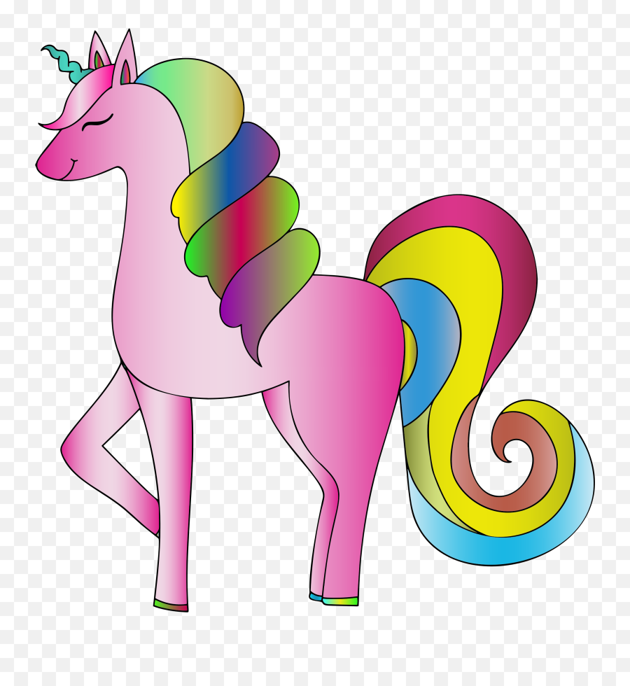 Pony Clip Art Unicorn Line Art - Unicorn Clipart Emoji,Unicorn Clipart
