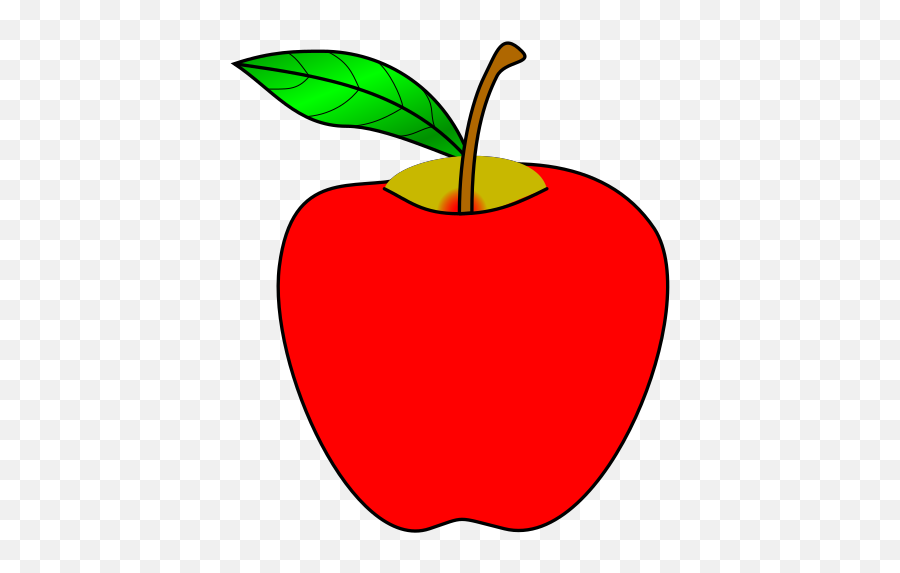 Red Apple Svg Vector Red Apple Clip Art - Svg Clipart Fresh Emoji,Red Apple Clipart