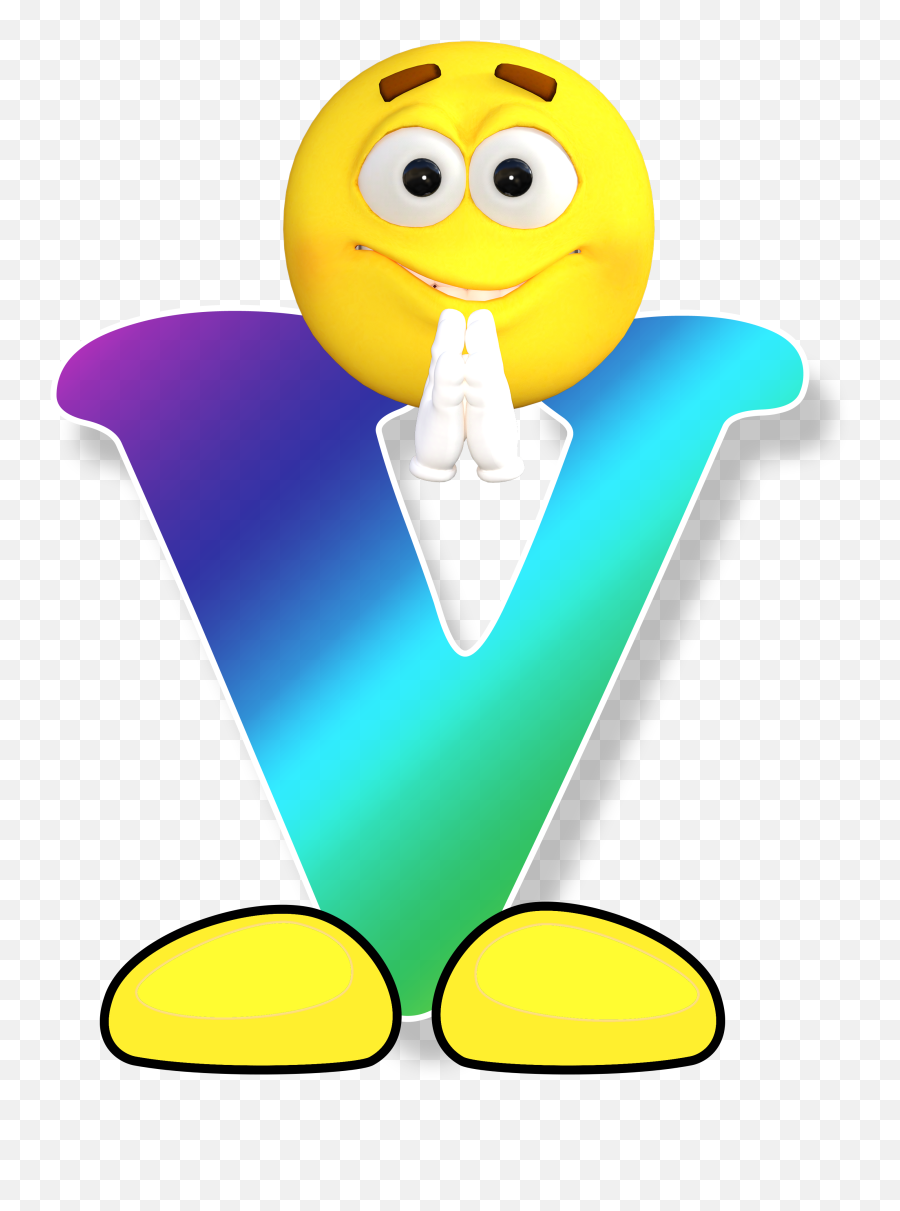 Abc - V Clipart Letters Emoji,Abc Clipart