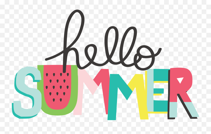 Summer Clipart - Hello Summer Png Emoji,Summer Clipart