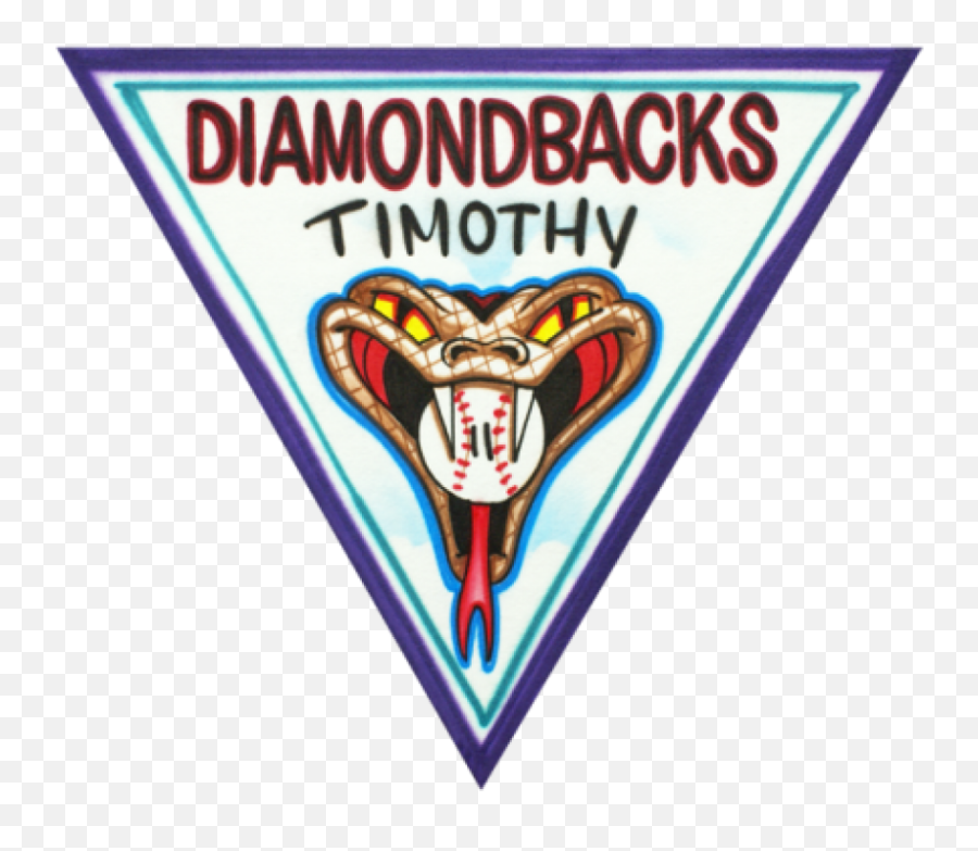 Diamondbacks Baseball Airbrush Pennant Since 1987 Emoji,Diamond Backs Logo