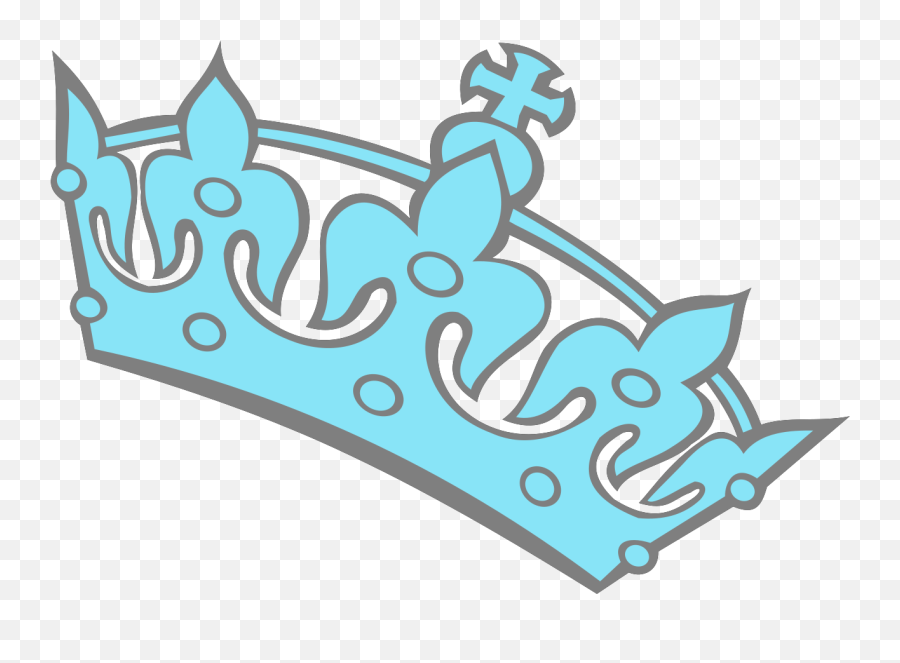 Blue King Crown Png - Princess And Prince Crown Png Emoji,King Crown Png