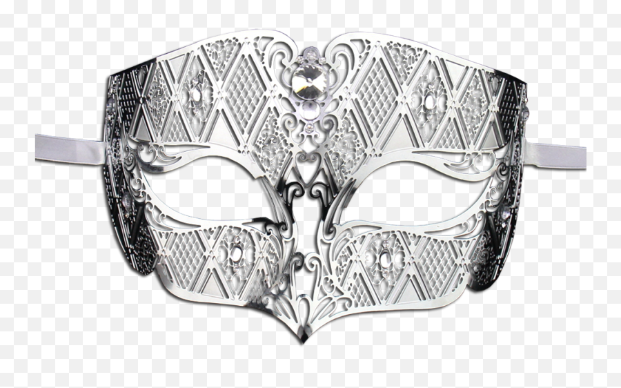 Diamonds Masquerade Mask Png Mask - Clip Art Library Emoji,Masquerade Mask Clipart Png