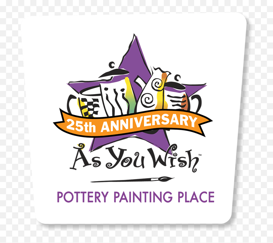 Logo 25 Year Website As You Wish Pottery Emoji,25 Years Logo
