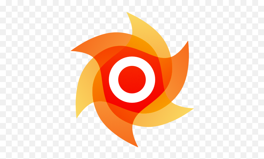 Inferno Emoji,White Circle With Red Comma Logo