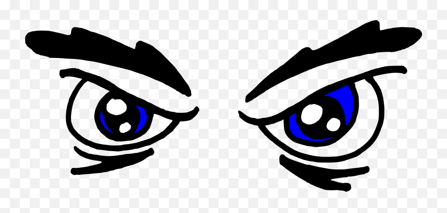 Eye Clipart Png Transparent - Angry Cartoon Eyes Emoji,Eyes Clipart