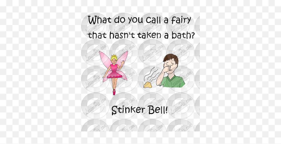 Fairy Riddle Picture For Classroom Therapy Use - Great Emoji,Taking A Bath Clipart