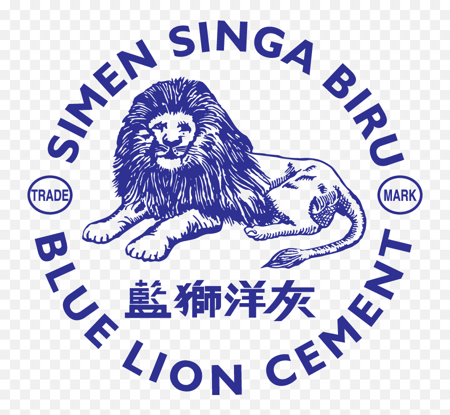 Blue Lion Logo Download - Blue Lion Cement Logo Emoji,Lion Logo